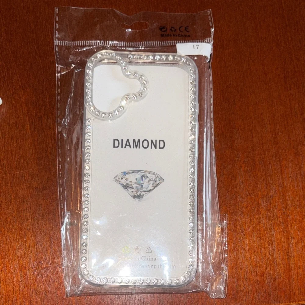 💎🆕💎 Diamond Supply Company Clear IPhone 17 Case with Rhinestone Accents